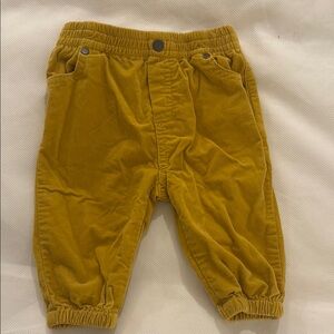 Kids Mustard Corduroy Pants